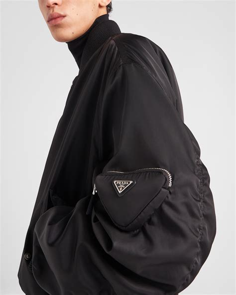 men's prada bomber jacket|Prada aw21 bomber jacket.